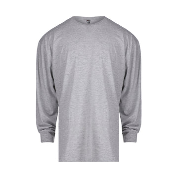 Premium Long Sleeve Tee – Sports Grey | Comfortable, Durable, and Stylish