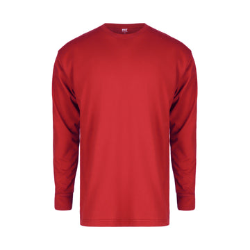 Premium Long Sleeve Tee – Red | Comfortable, Durable, and Stylish
