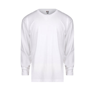 Premium Long Sleeve Tee – White | Comfortable, Durable, and Stylish