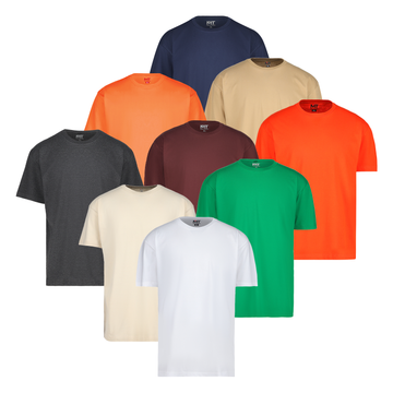 Pack of 9 - UltraSoft Premium Tees - 4.3 Oz