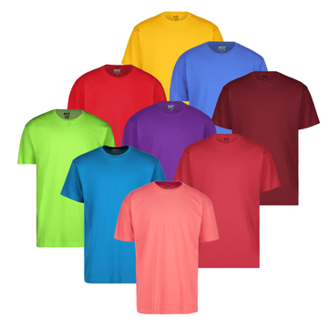 Pack of 9 - UltraSoft Premium Tees - 4.3 Oz
