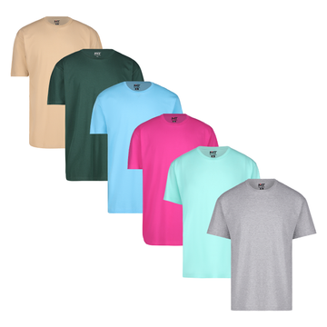 Pack of 6 - UltraSoft Premium Tees - 4.3 Oz