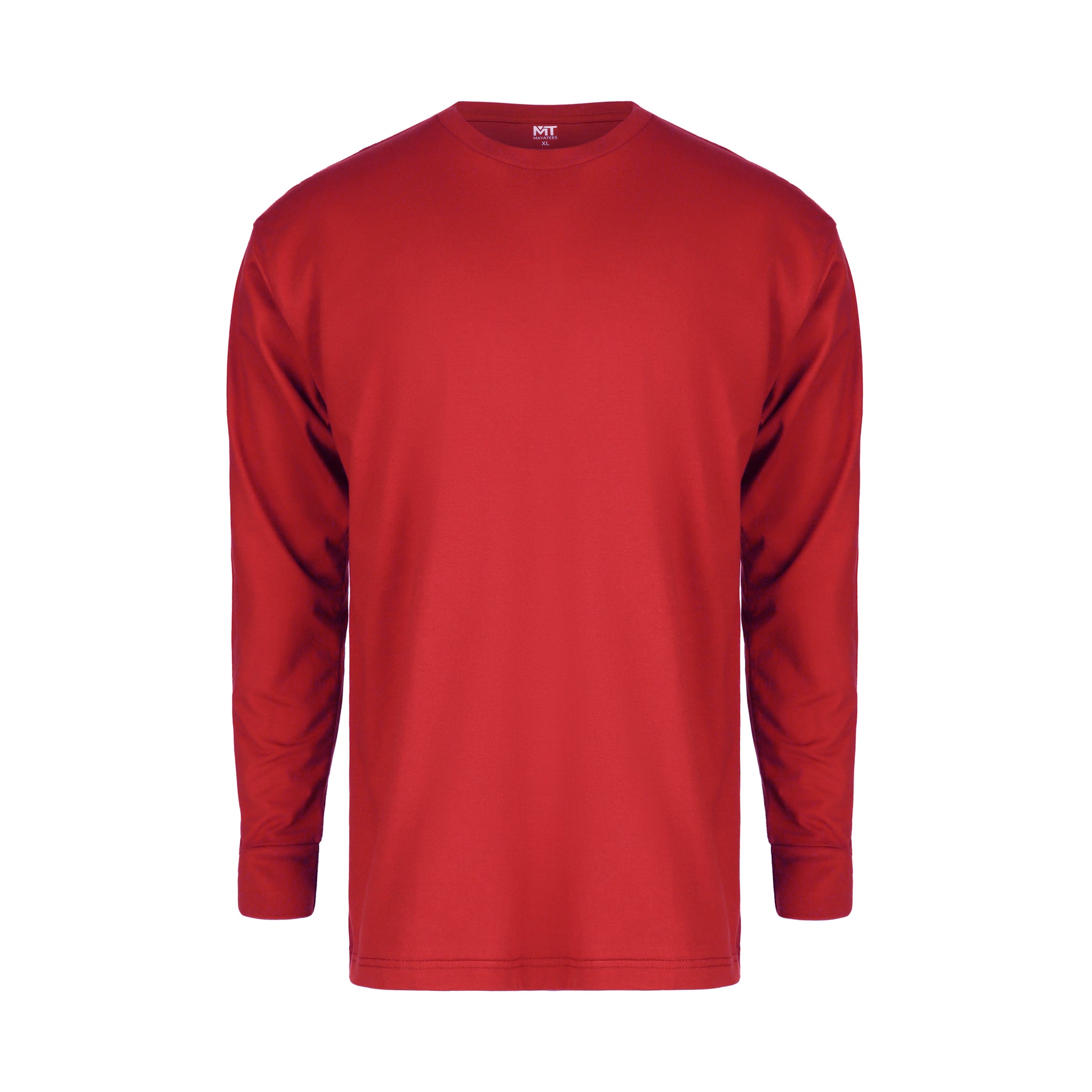 Premium Long Sleeve Tee – Red | Comfortable, Durable, and Stylish