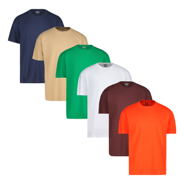 Pack of 6 - UltraSoft Premium Tees - 4.3 Oz